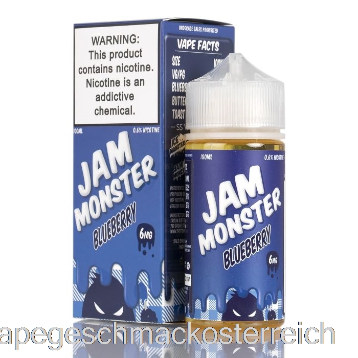 Blaubeere - Jam Monster - 100ml 6mg Vape-Geschmack